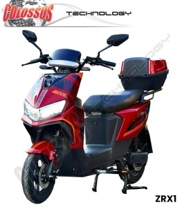 COLOSSUS Električni bicikl crveni ZRX1