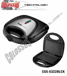 SENDVIČ TOSTER CSS-5322BLCK COLOSSUS