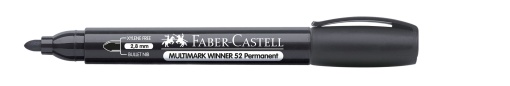 Marker Permanent Nergru Varf Rotund Multimark Winner 52 Faber-Castell
