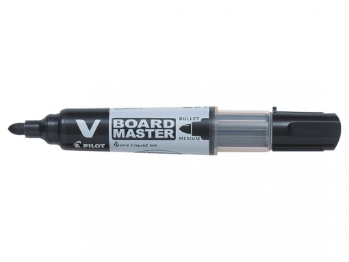 Marker Whiteboard Negru 6mm Varf Rotund Vboard Pilot