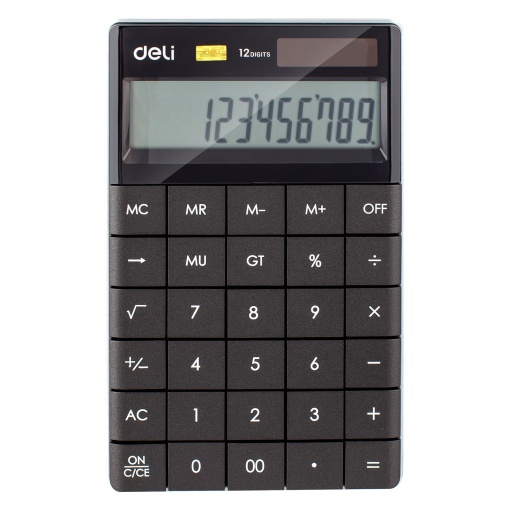 Calculator Birou 12 Dig Modern NegruDeli