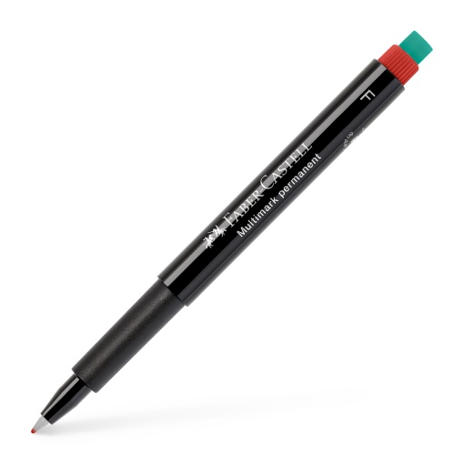 Marker Permanent Rosu F Multimark Faber-Castell