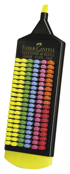 Display 120 Buc Textmarker Diverse Culori 1548 Faber-Castell (Copy 1)