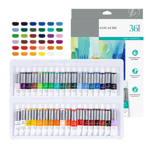 Guase 36 culori 12 ml Dmast by Pebeo