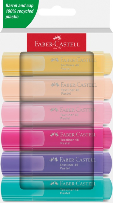 Textmarker Set 6 Cutie Carton Patel 1546 2024 Faber-Castell