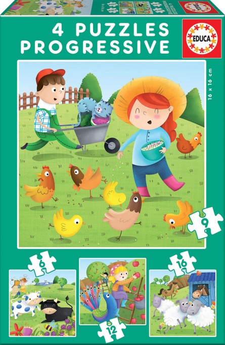 4 Puzzle progresiv Ferma