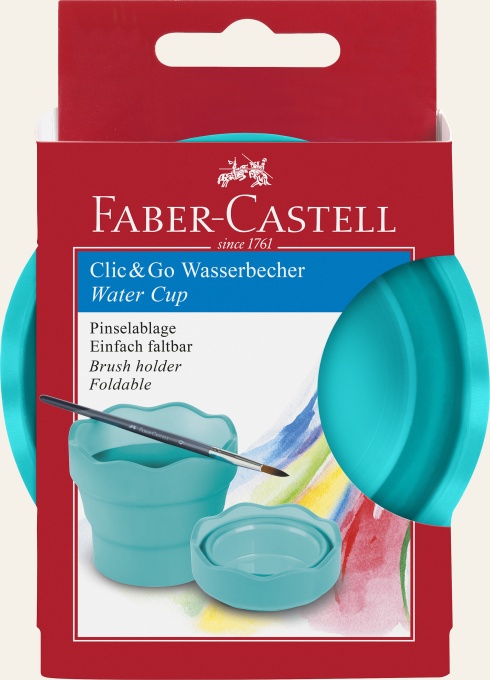 Cutie Apa Click-Go Turcoaz Faber-Castell