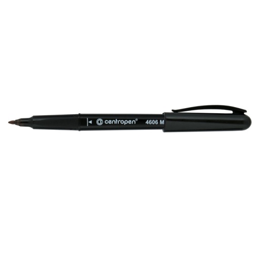 Marker CD Negru 1.0mm 4606M Centropen