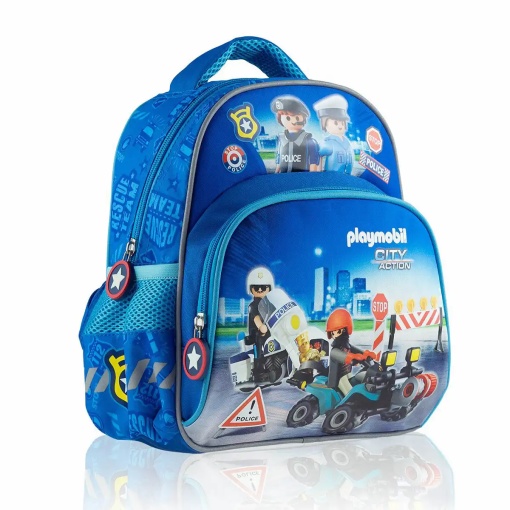 Ghiozdan scolar Astra, 1 compartiment, Playmobil Politie
