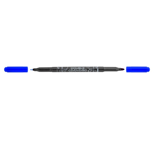 Marker CD 2 Capete Albastru 0.6/2.5mm 3616 Centropen