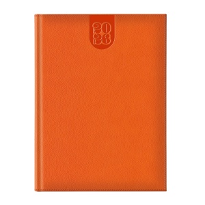 Agenda 2026 Dakota A4 datata, hartie ivory, coperta orange