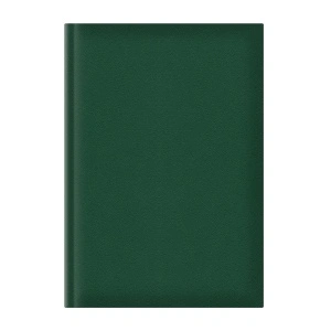 Agenda nedatata A5, hartie offset alb, coperta verde