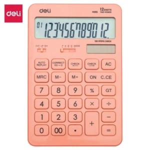 Calculator Birou 12 Dig Roz Pastel Deli