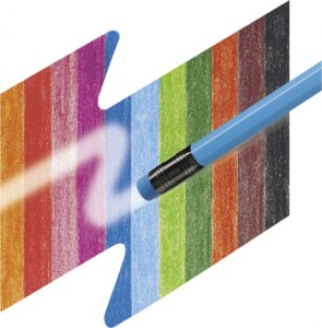 Creioane Colorate 12 Cu Guma Eco Faber-Castell - Img 3