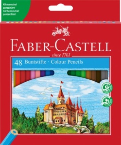 Creioane Colorate 48 Culori Faber-Castell