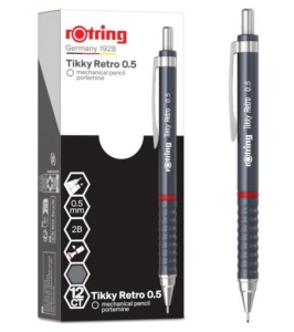 Creion Mecanic 0.5mm Tikky 3 Gri Retro Rotring - Img 2