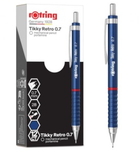 Creion Mecanic 0.7mm Tikky 3 Albastru Retro Rotring - Img 2