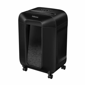 Distrugator documente Fellowes LX85, cross cut, 12 coli, negru - Img 1