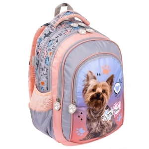 Ghiozdan St.Majewski My Little Friend Dog, 40cm, 3 compartimente