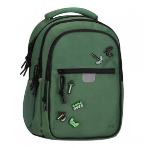 Ghiozdan Starpak Pins, Verde, 40cm, 40x29x20cm, 576226
