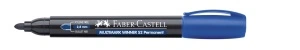 Marker Permanent Albastru Varf Rotund Multimark Winner 52 Faber-Castell - Img 2
