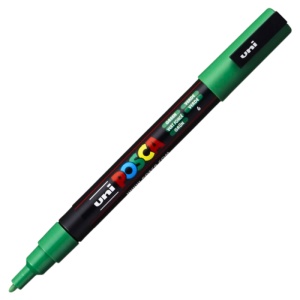 Marker UNI Posca PC-3M, varf rotund, 0.9-1.3mm, set 4 culori - Img 4