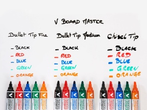 Marker Whiteboard Albastru 6mm Varf Rotund Vboard Pilot - Img 3