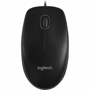 Mouse optic, Logitech, B100, USB, Negru - Img 2