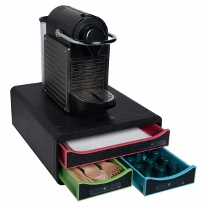 Organizator Exacompta, 3 sertare, 347x278x130 mm, negru - Img 5