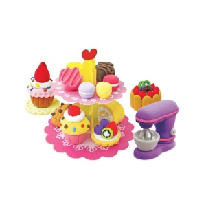 Plastilina Amos iClay, cu accesorii Bakery - Img 3
