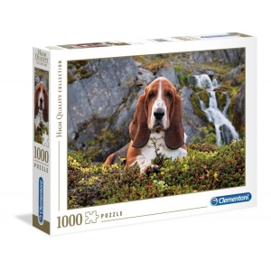Puzzle carton 1000 piese Clementoni High quality - Catel Charlie Brown - Img 1