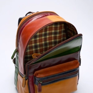 Rucsac Multicolor Cu Buzunare Aplicate - Img 3