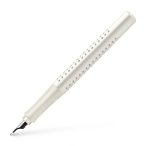 Set Stilou M + Pix grip 2010 Alb Cocos Faber-Castell - Img 3