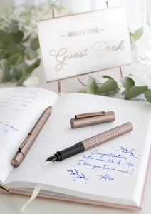 Stilou Grip 2011 Rose Cupru F Faber-Castell - Img 4