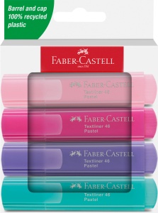 Textmarker Set 4 Carton Patel 1546 2024 Faber-Castell - Img 1
