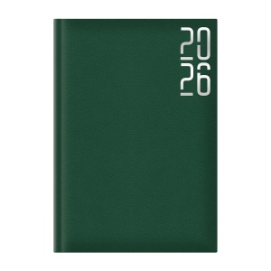 Agenda 2026 Artibest A5 datata, hartie offset alb, coperta verde