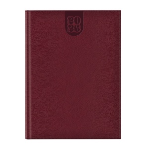Agenda 2026 Dakota A4 datata, hartie ivory, coperta bordeaux