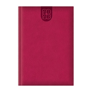 Agenda 2026 Dakota A5 datata, hartie ivory, coperta fuchsia