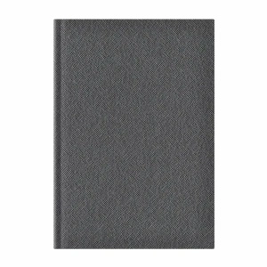 Agenda Adria A5, nedatata, hartie ivory, coperta gri