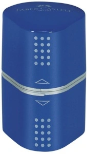 Ascuțitoare Triplă Grip 2001 Roșie/Albastră Faber-Castell - Img 2