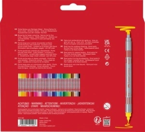 Carioci 40 Culori 2 Capete Faber-Castell - Img 2