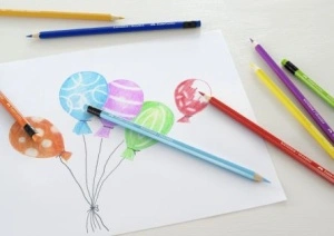 Creioane Colorate 12 Cu Guma Eco Faber-Castell - Img 4