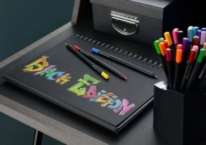 Creioane Colorate 24 Culori Black Edtion Faber-Castell - Img 4