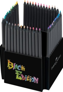 Creioane Colorate 50 Culori Black Edition Faber-Castell - Img 5