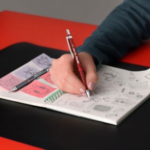 Creion Mecanic 0.5mm Tikky 3 Gri Retro Rotring - Img 3
