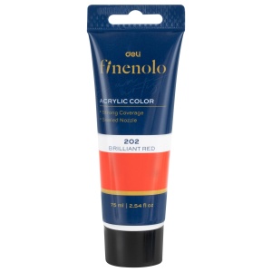 Culori Acrilice 75ml Rosu Deli - Img 1