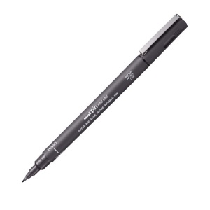 Liner Gri Inchis Brush (varf pensula), pe baza de apa