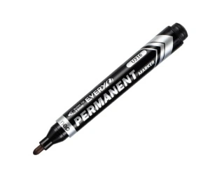 Marker Permanent Negru Varf Rotund 2.5mm Deli - Img 2