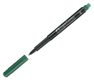 Marker Permanent Verde M Multimark Faber-Castell - Img 3