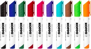 Marker Whiteboard 10/Set 3mm Cutie Plastic Kores - Img 2